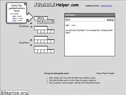 Sites similar to jumblehelper.com
