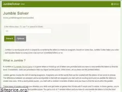 Sites similar to jumblesolver.me
