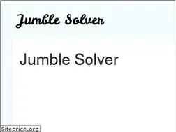Sites similar to jumblesolver.net
