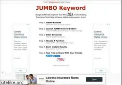 Sites similar to jumbokeyword.com