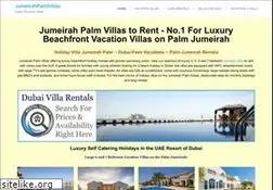Sites similar to jumeirahpalmvillas.com