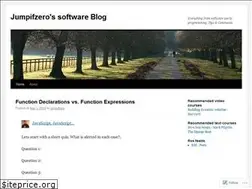 Sites similar to jumpifzero.wordpress.com