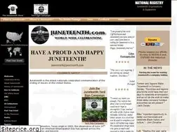 Sites similar to juneteenth.com
