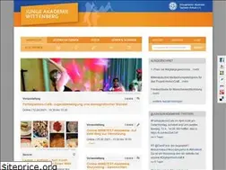 Sites similar to junge-akademie-wittenberg.de