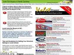 Sites similar to junkcarbuyersnc.com