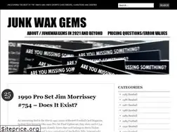 Sites similar to junkwaxgems.wordpress.com