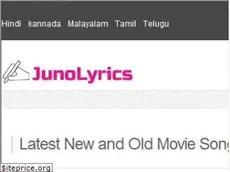Sites similar to junolyrics.com