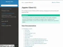 Sites similar to jupyter-client.readthedocs.io