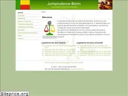 Sites similar to jurisprudencebenin.org
