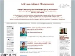 Sites similar to juristes-environnement.com