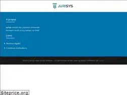 Sites similar to jurisys.fr