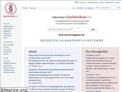 Sites similar to jusleksikon.no