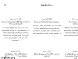 Sites similar to just-leighton.com