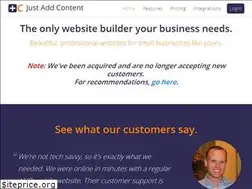 Sites similar to justaddcontent.com