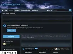 Sites similar to justanimeforum.net