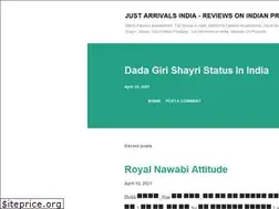 Sites similar to justarrivalsindia.blogspot.com