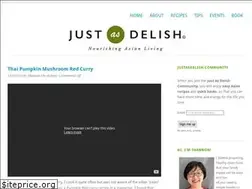 Sites similar to justasdelish.com