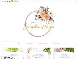 Sites similar to justasimplehome.com