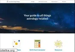 Sites similar to justastrologythings.com