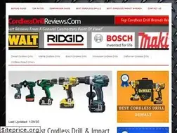Sites similar to justcordlessdrillreviews.com