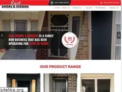 Sites similar to justdoorsandscreens.com.au