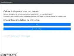 Sites similar to justelamoyenne.fr