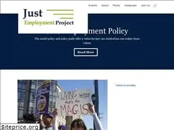 Sites similar to justemploymentpolicy.org