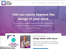 Sites similar to justenough.design