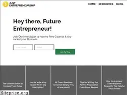 Sites similar to justentrepreneurship.com