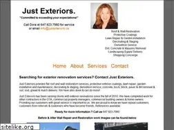 Sites similar to justexteriors.ca