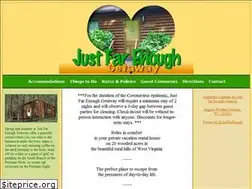 Sites similar to justfarenough.com