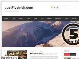 Sites similar to justfiveinch.com
