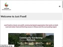 Sites similar to justfood.ca