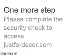 Sites similar to justfordecor.com