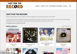 Sites similar to justfortherecord.co.nz
