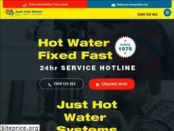 Sites similar to justhotwater.com.au