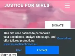 Sites similar to justiceforgirls.org