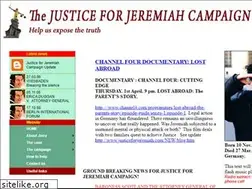 Sites similar to justiceforjeremiah.com