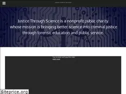 Sites similar to justicethroughscience.org