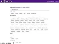 Sites similar to justickets.in