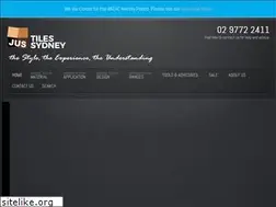 Sites similar to justiles.com.au