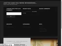 Sites similar to justincaseblog.com