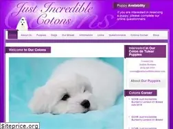 Sites similar to justincrediblecotons.com