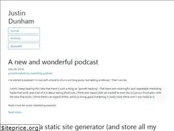Sites similar to justindunham.net
