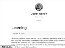 Sites similar to justinobney.com