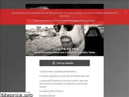 Sites similar to justinpetro.me