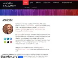 Sites similar to justinsalamon.com