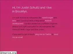 Sites similar to justinschultz.com
