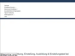 Sites similar to justiz-einstellungstest.de