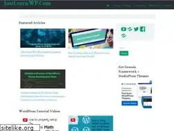 Sites similar to justlearnwp.com